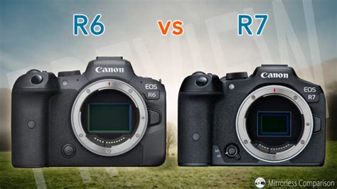 Canon r7 vs r6 - The EOS R8 is Canon’s lightest full-frame camera. Despite taking much of the tech from the Canon EOS R6 II, including the 24.2MP full-frame sensor, the EOS R8 has the same form factor as the ...